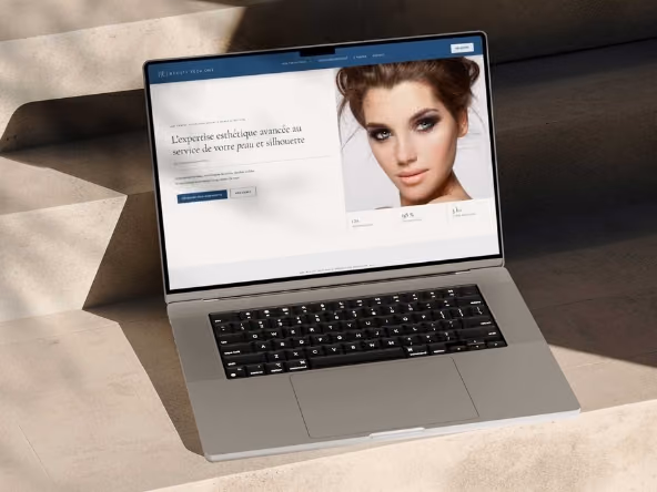 Site web de l'institut de beauté Beauty Tech One