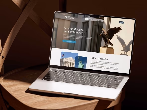 Site web du cabinet d'avocat Sophie Raven